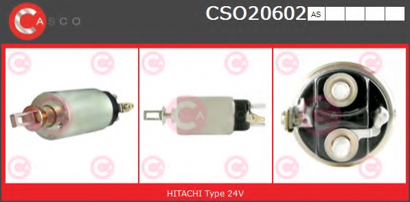 HITACHI 225057003 Solenoid Switch, starter